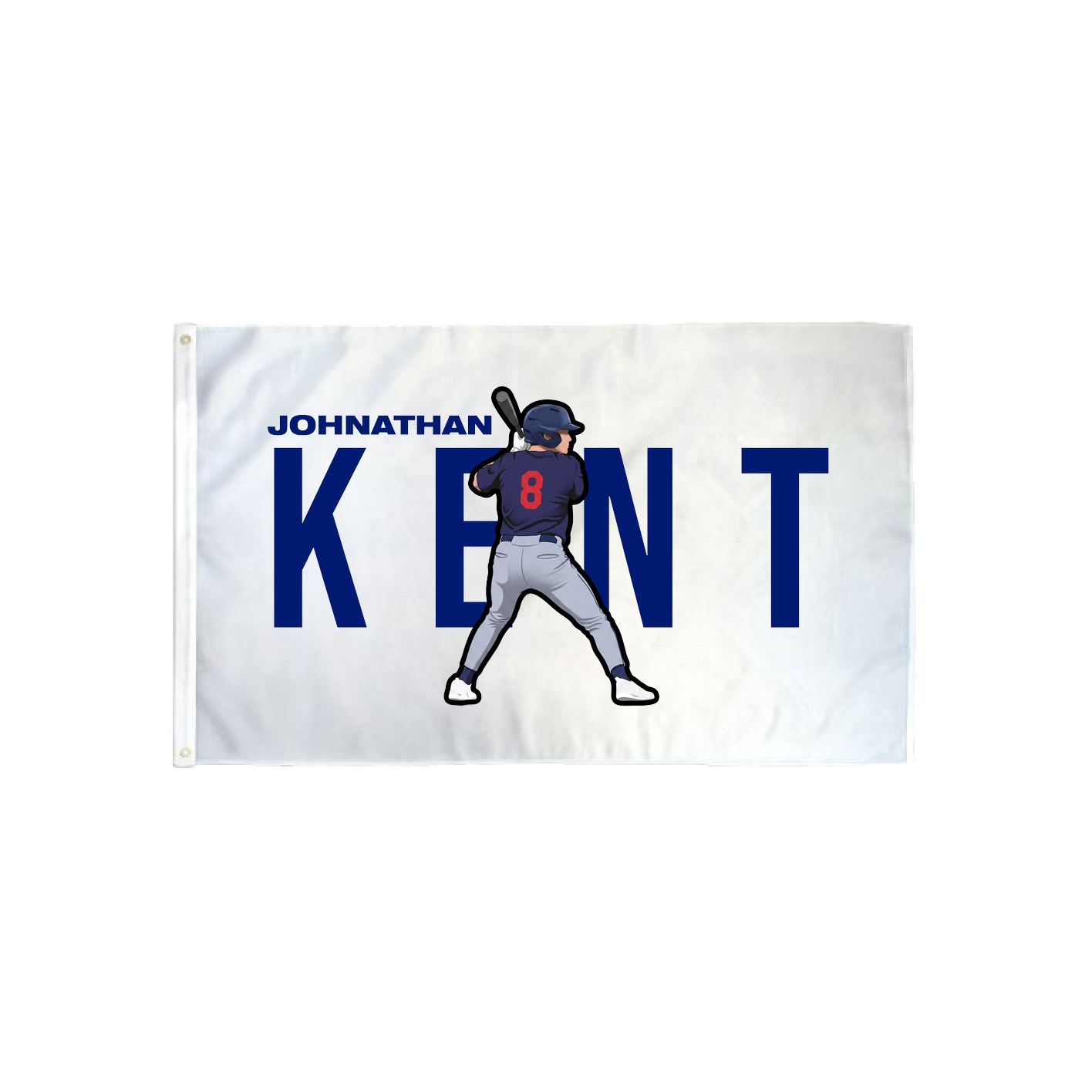 3x5 Flag — Player Name in Classic
