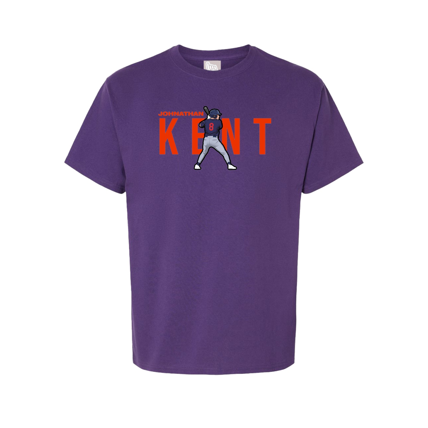 Youth Tee — Player Name in Purple