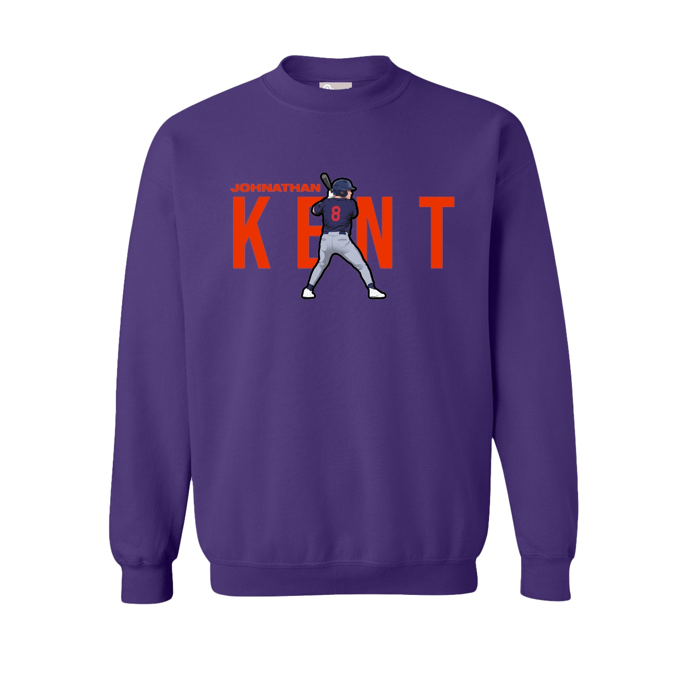 Fleece Crew — Player Name in Purple