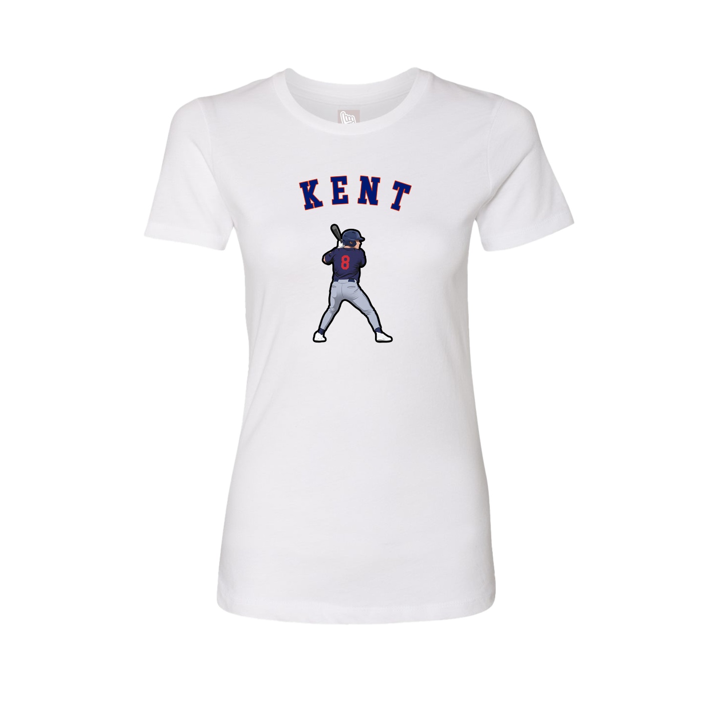 Fitted Women's Tee — Shirsey Arch in White