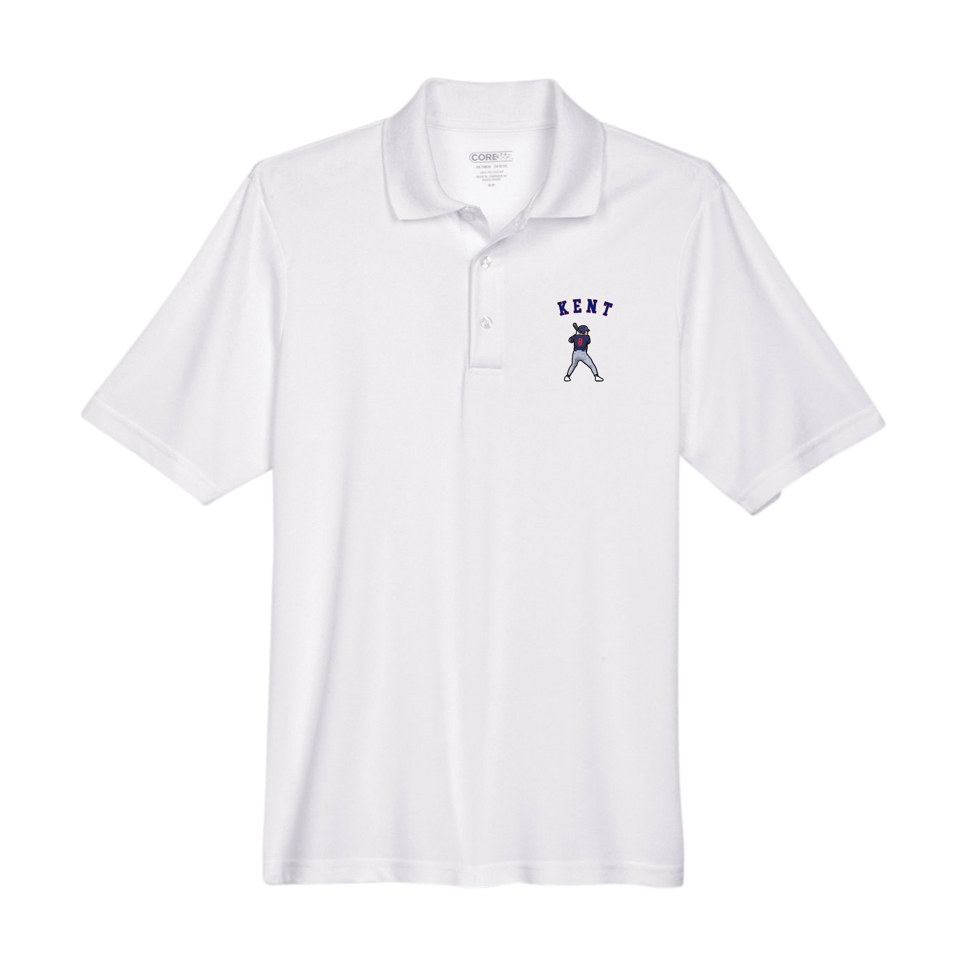 Performance Polo — Shirsey Arch in White