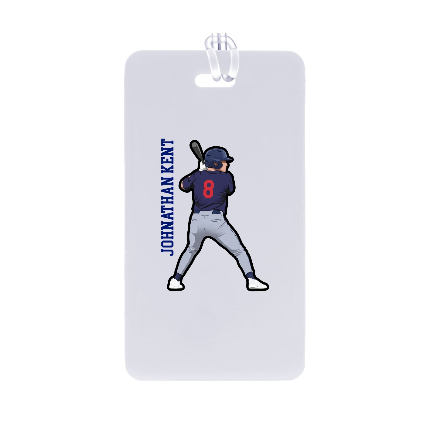 Bag Tag — Name Vertical in Classic