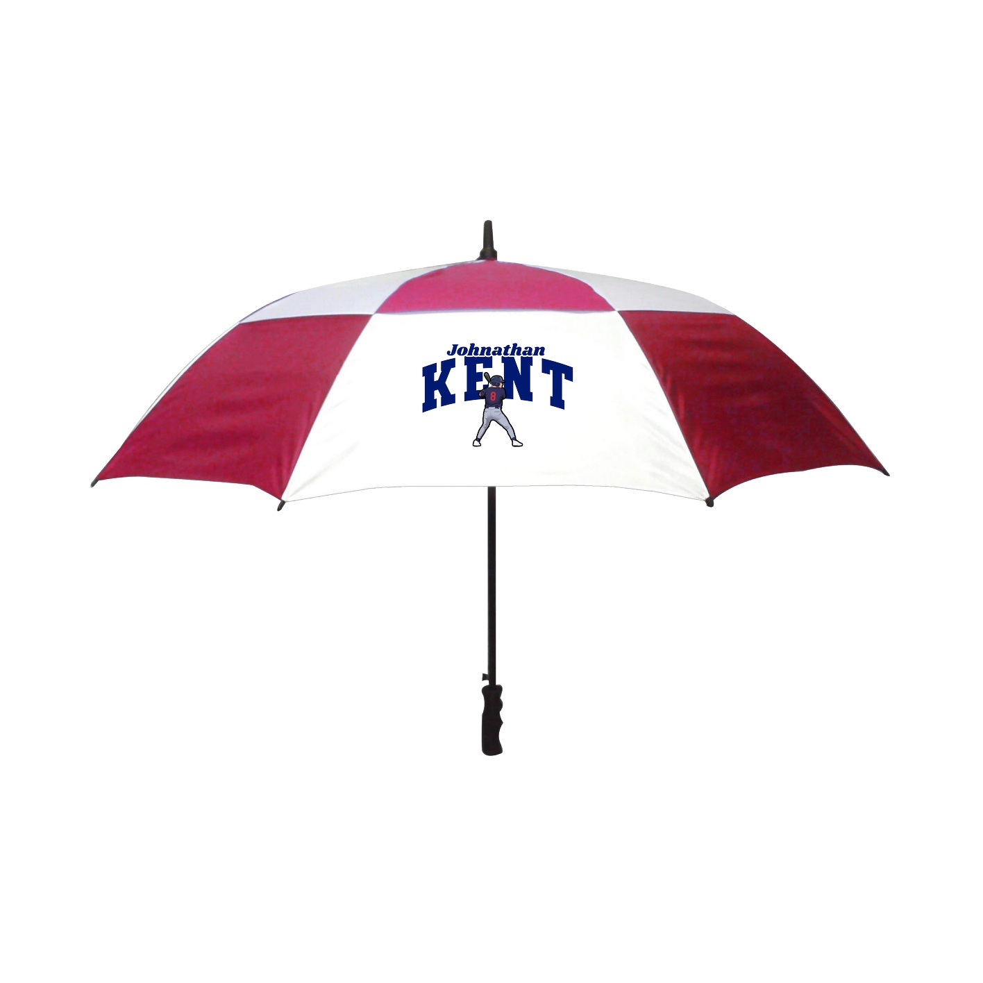 Golf Umbrella — Signature Arch in Red