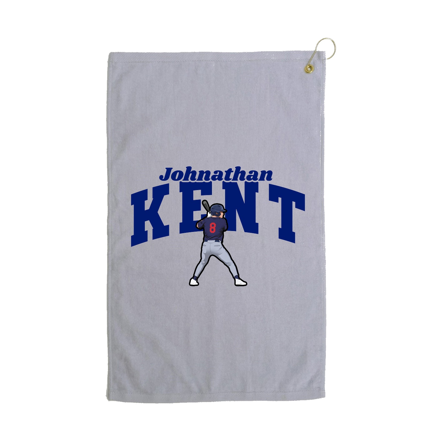 Golf Towel — Signature Arch in Grey