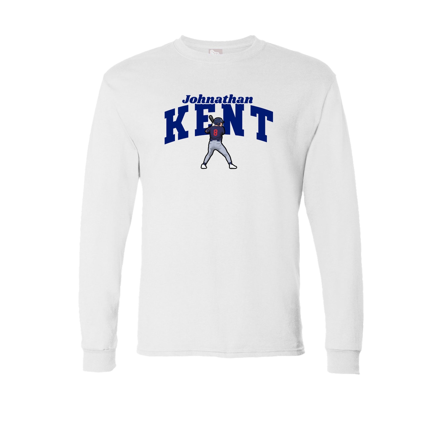 Long Sleeve Tee — Signature Arch in White