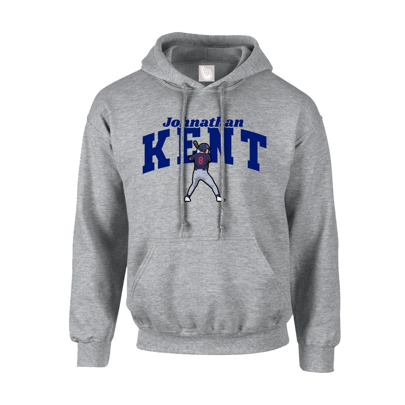 Hoodie — Signature Arch in Grey