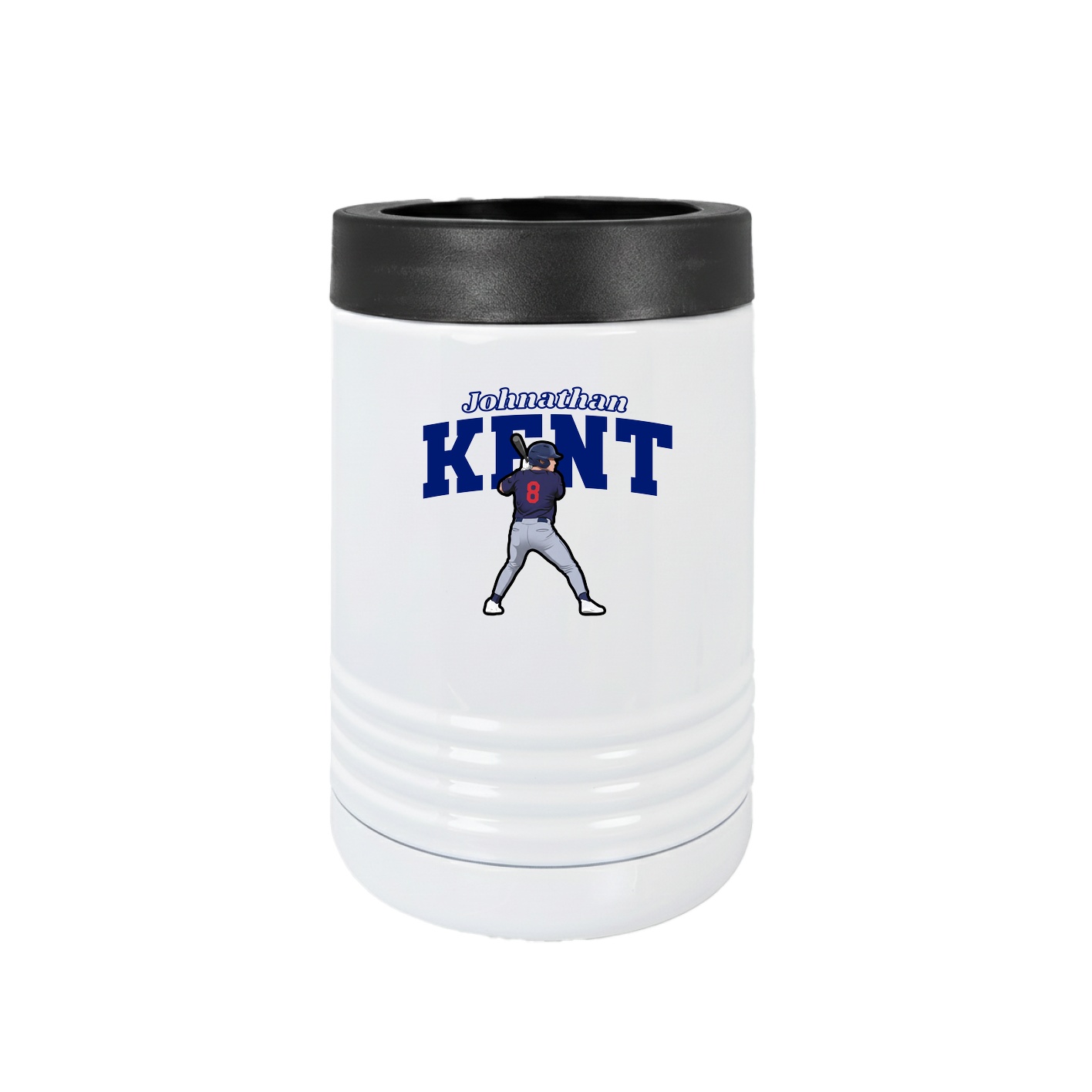 Beverage Holder — Name Arch in White