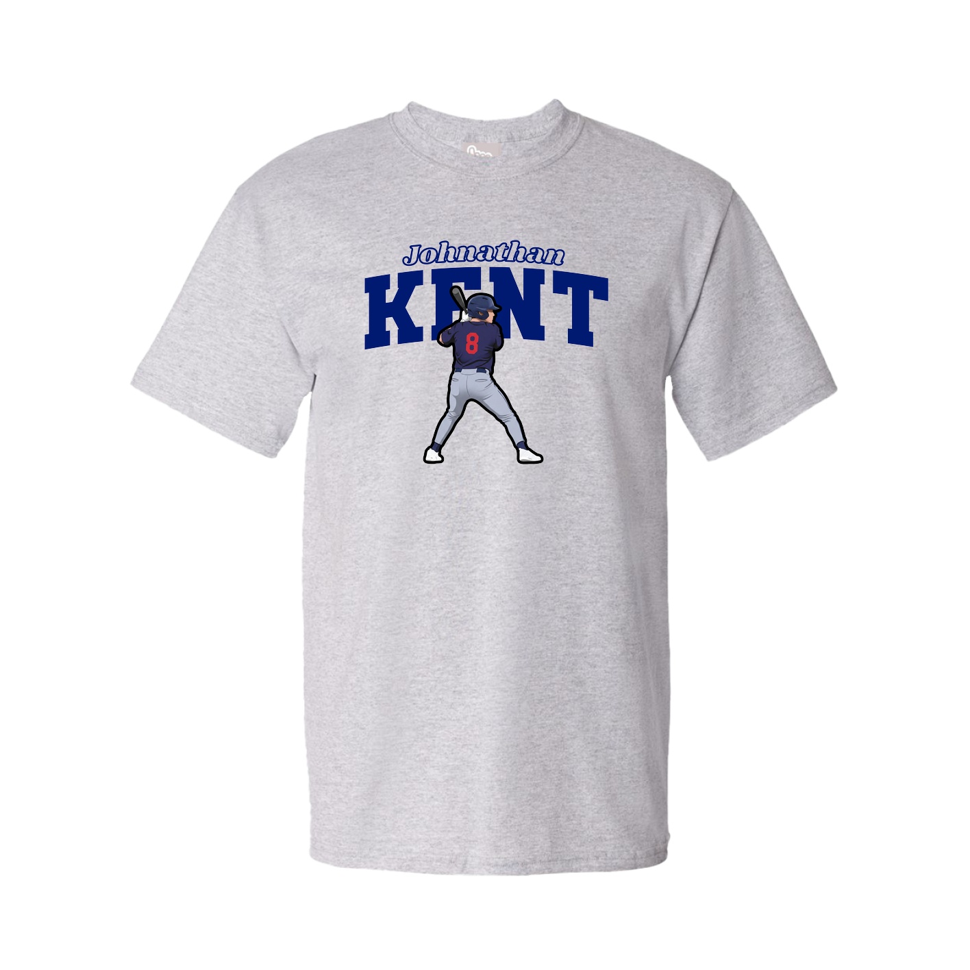 Tee — Name Arch in Grey