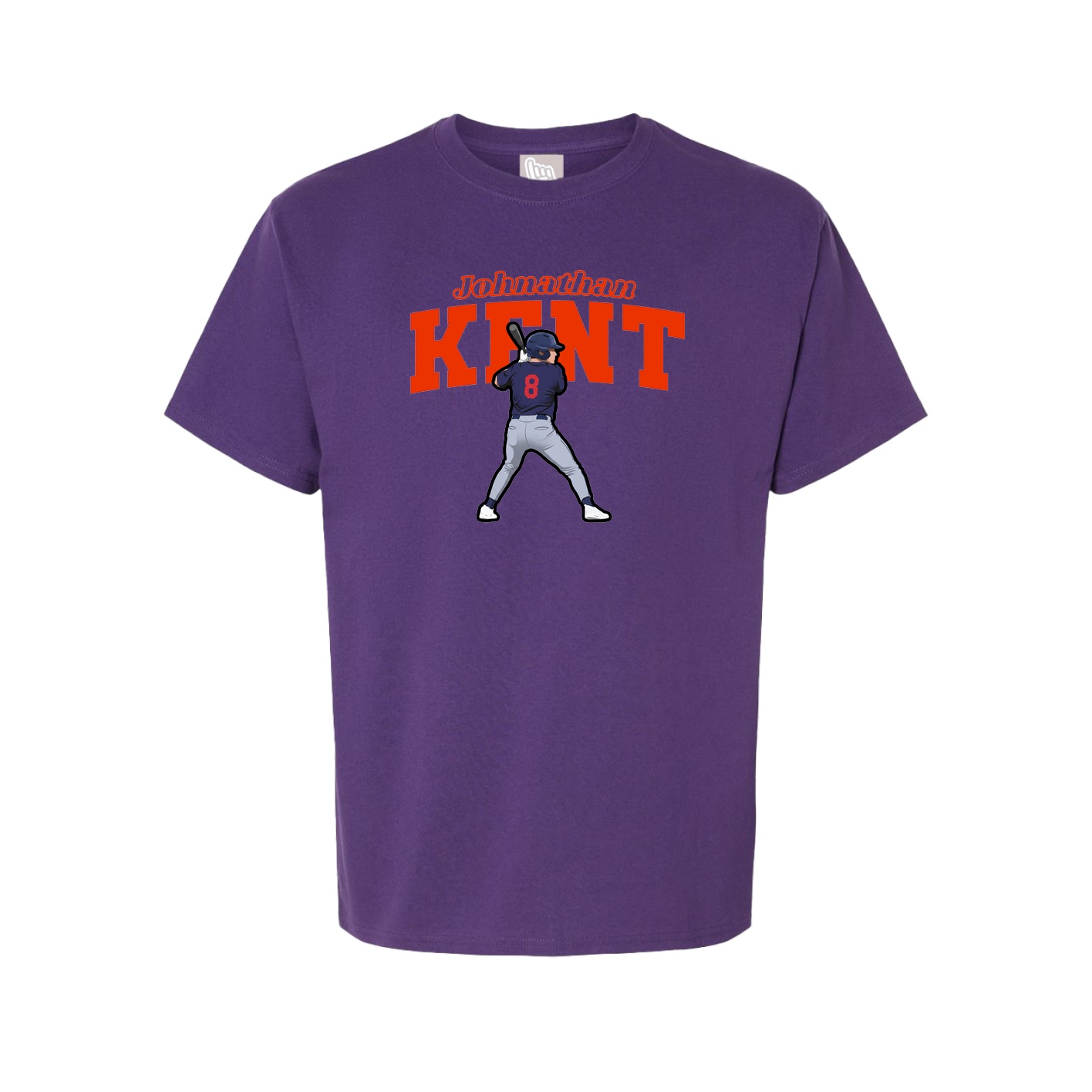 Tee — Name Arch in Purple