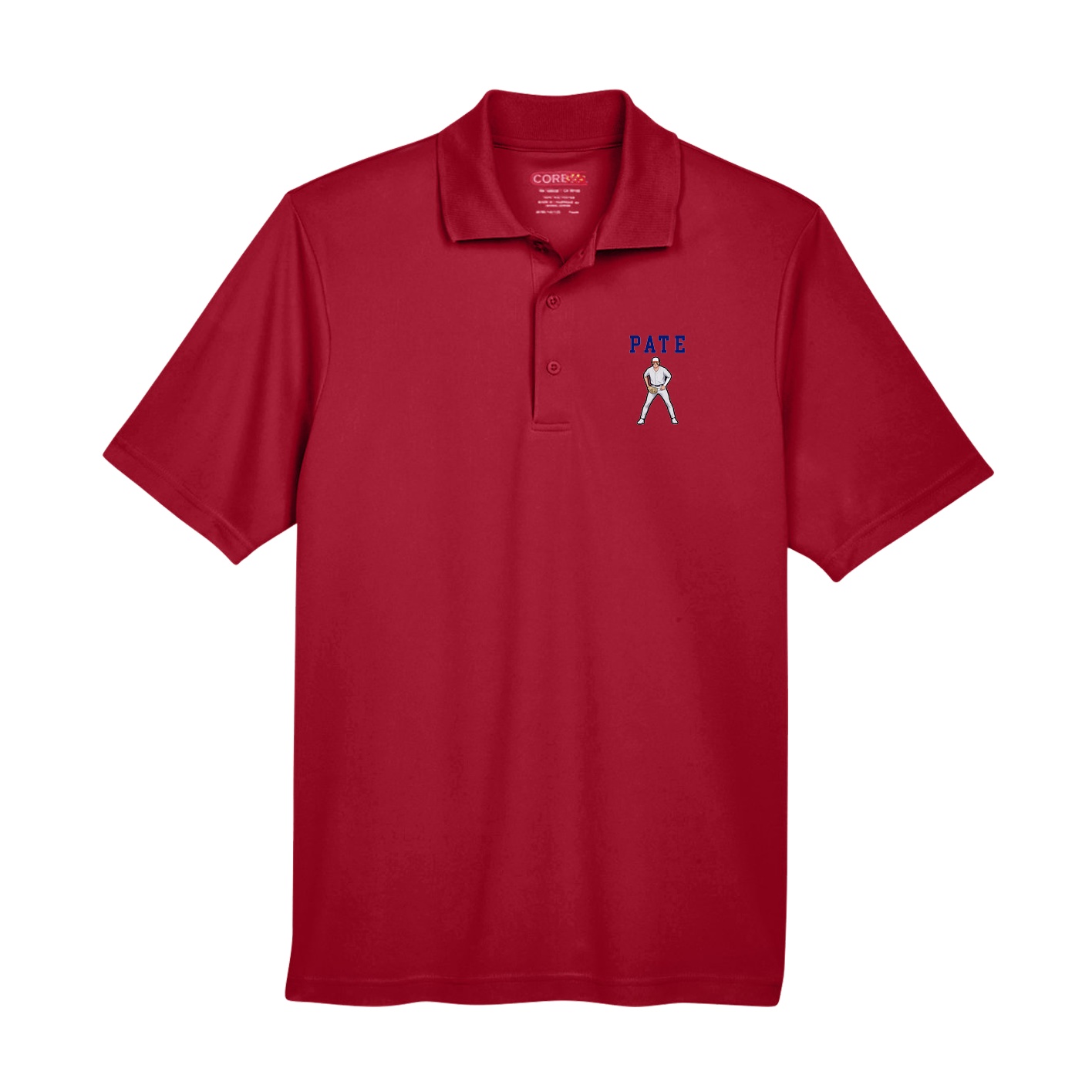 Performance Polo — Shirsey in Red