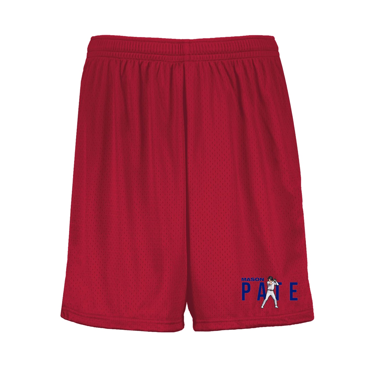 Shorts — Player Name in Red