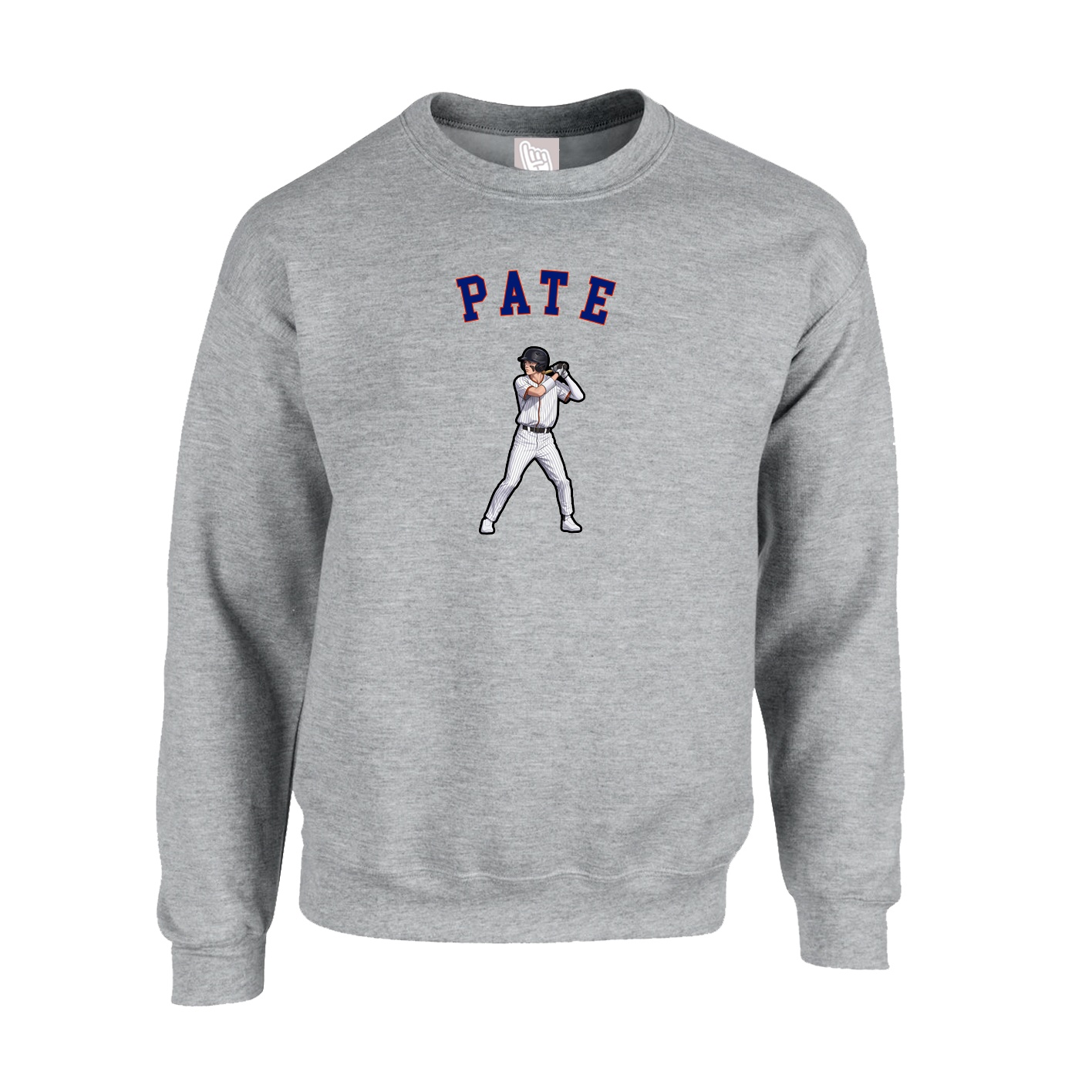Fleece Crew — Shirsey Arch in Grey