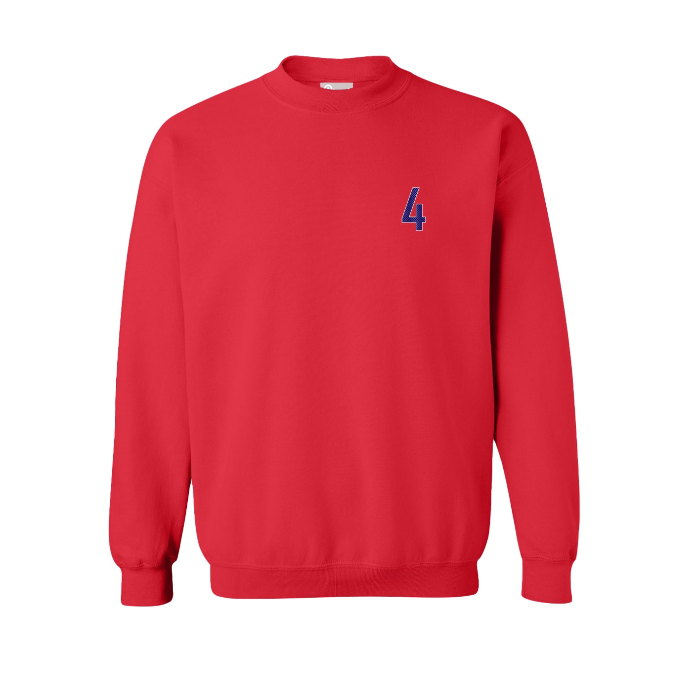 Fleece Crew — Front Shirsy in Red