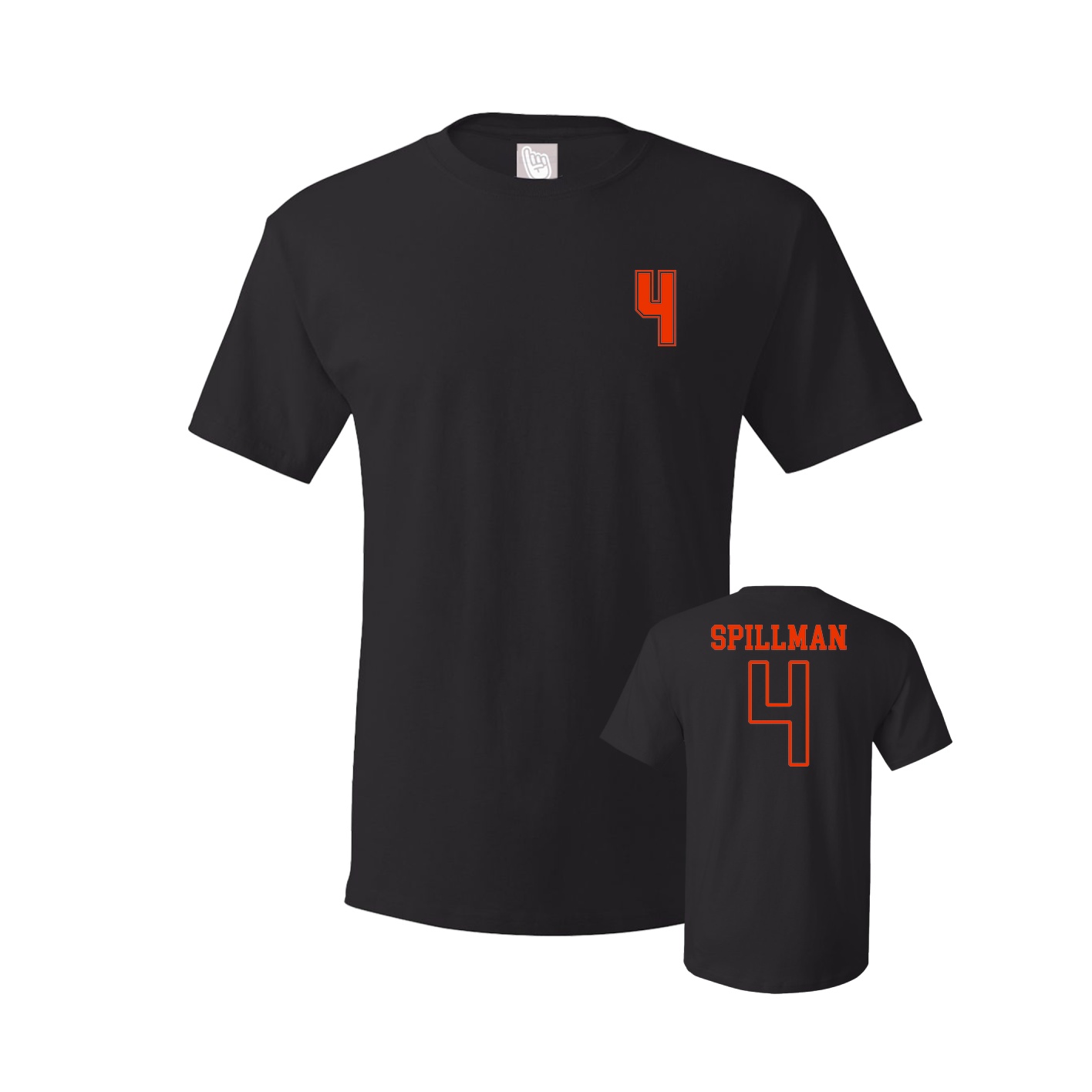 Youth Tee — Chest Back in Black