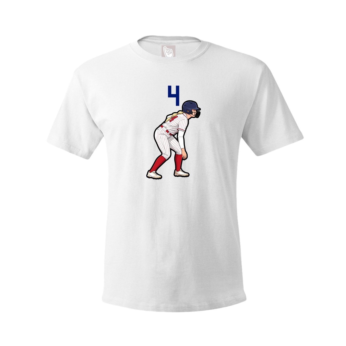 Tee — Number Top in White