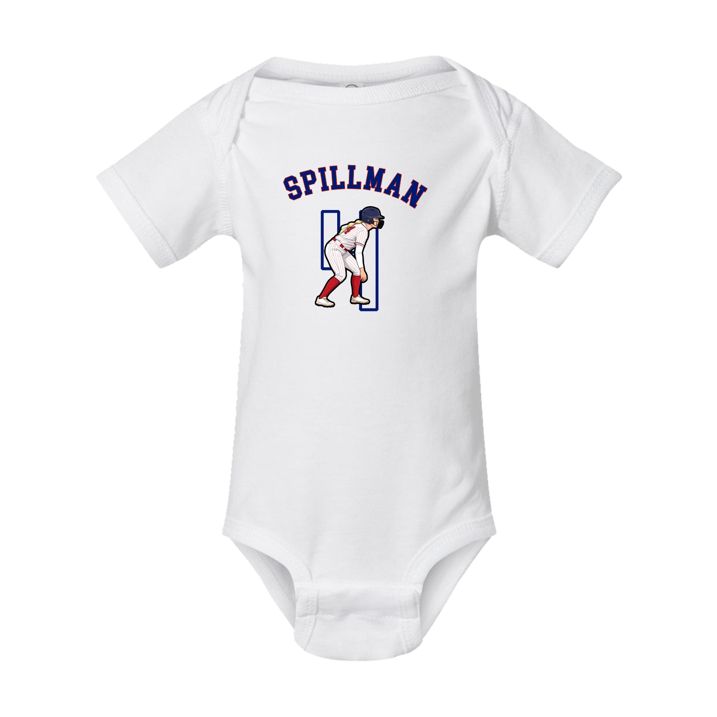 Baby Onesie — Shirsey Arch in White