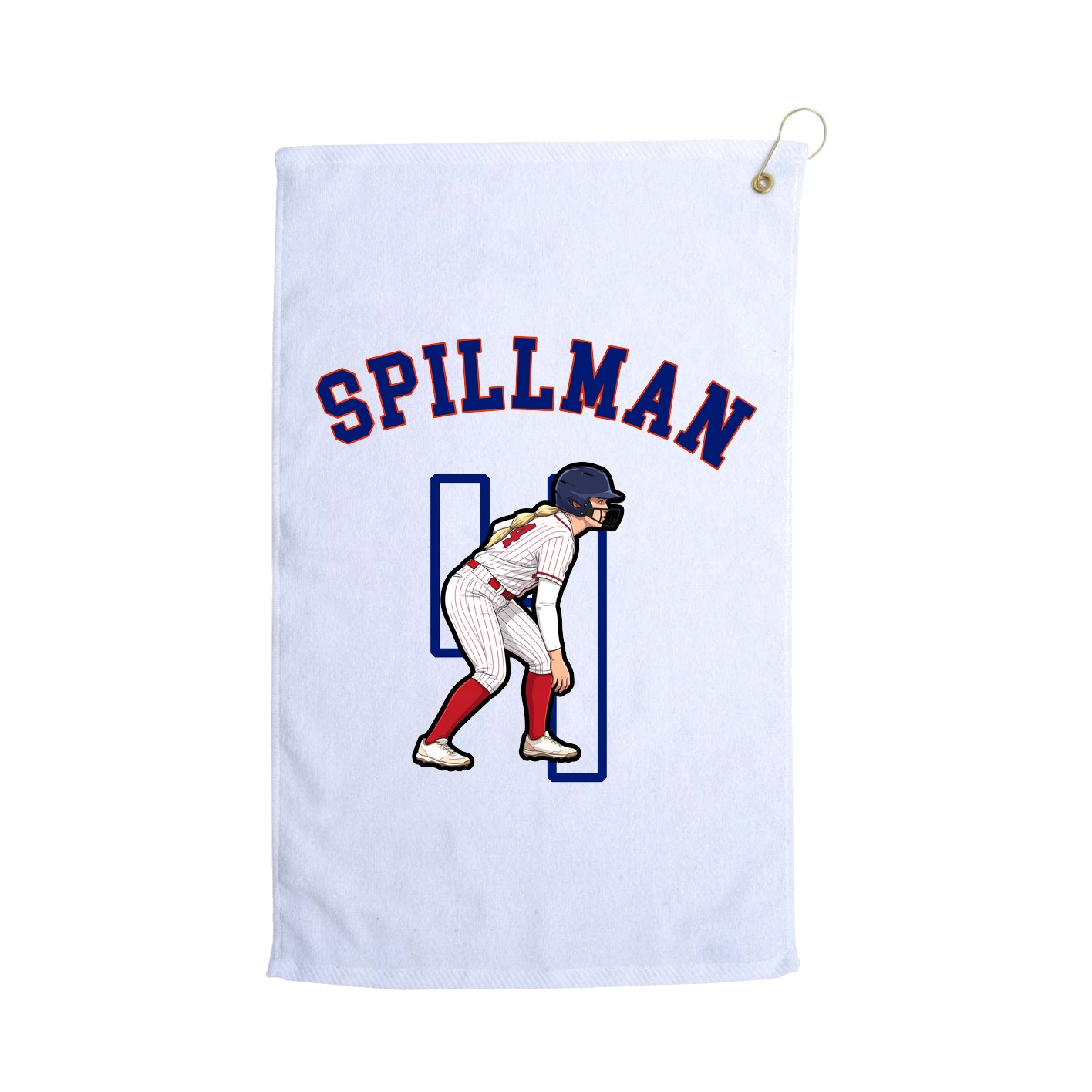 Golf Towel — Shirsey Arch in White