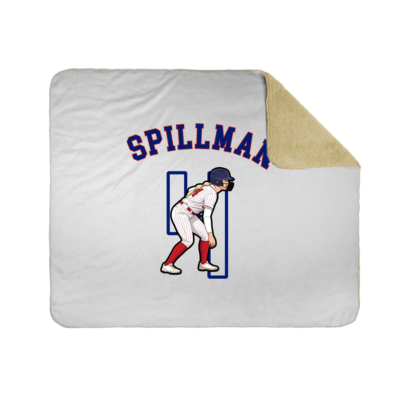 Throw Blanket — Shirsey Arch in White