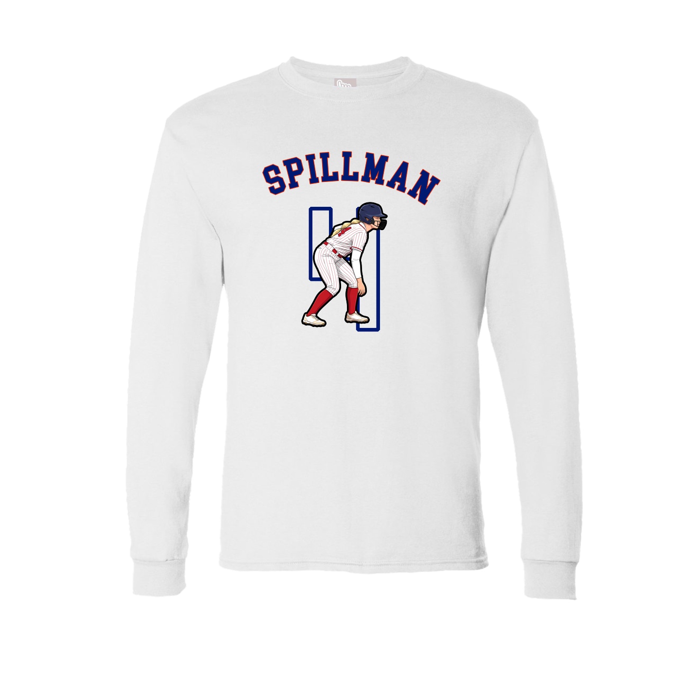 Long Sleeve Tee — Shirsey Arch in White