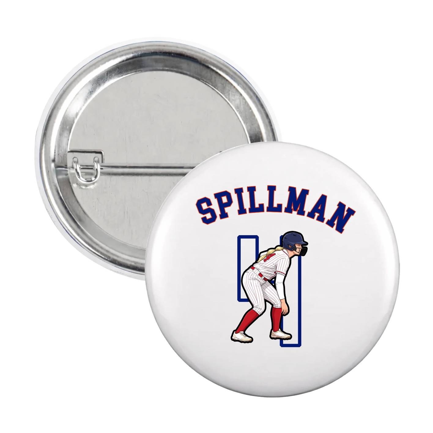 Game Day Button — Shirsey Arch in White