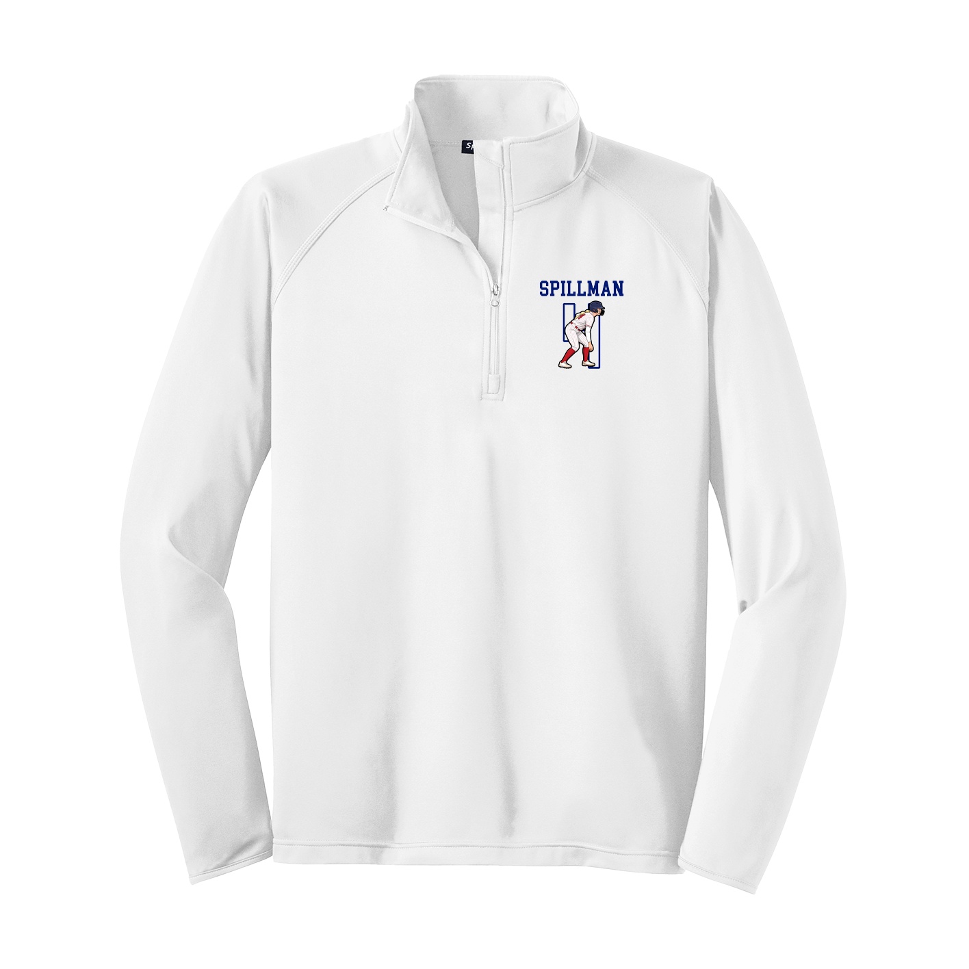Q-Zip Pullover — Shirsey in White