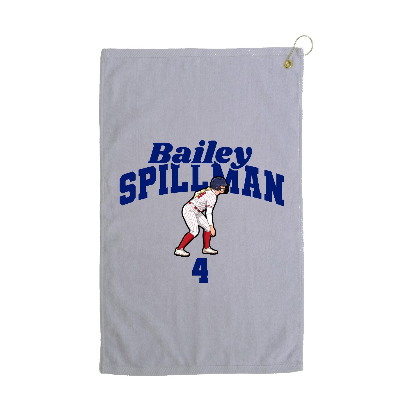 Golf Towel — Signature Arch in Grey