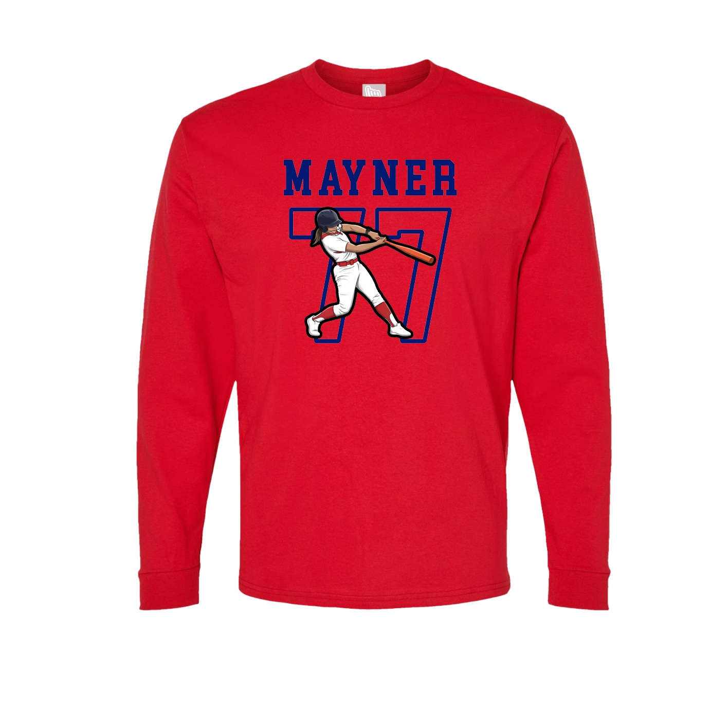 Long Sleeve Tee — Shirsey in Red