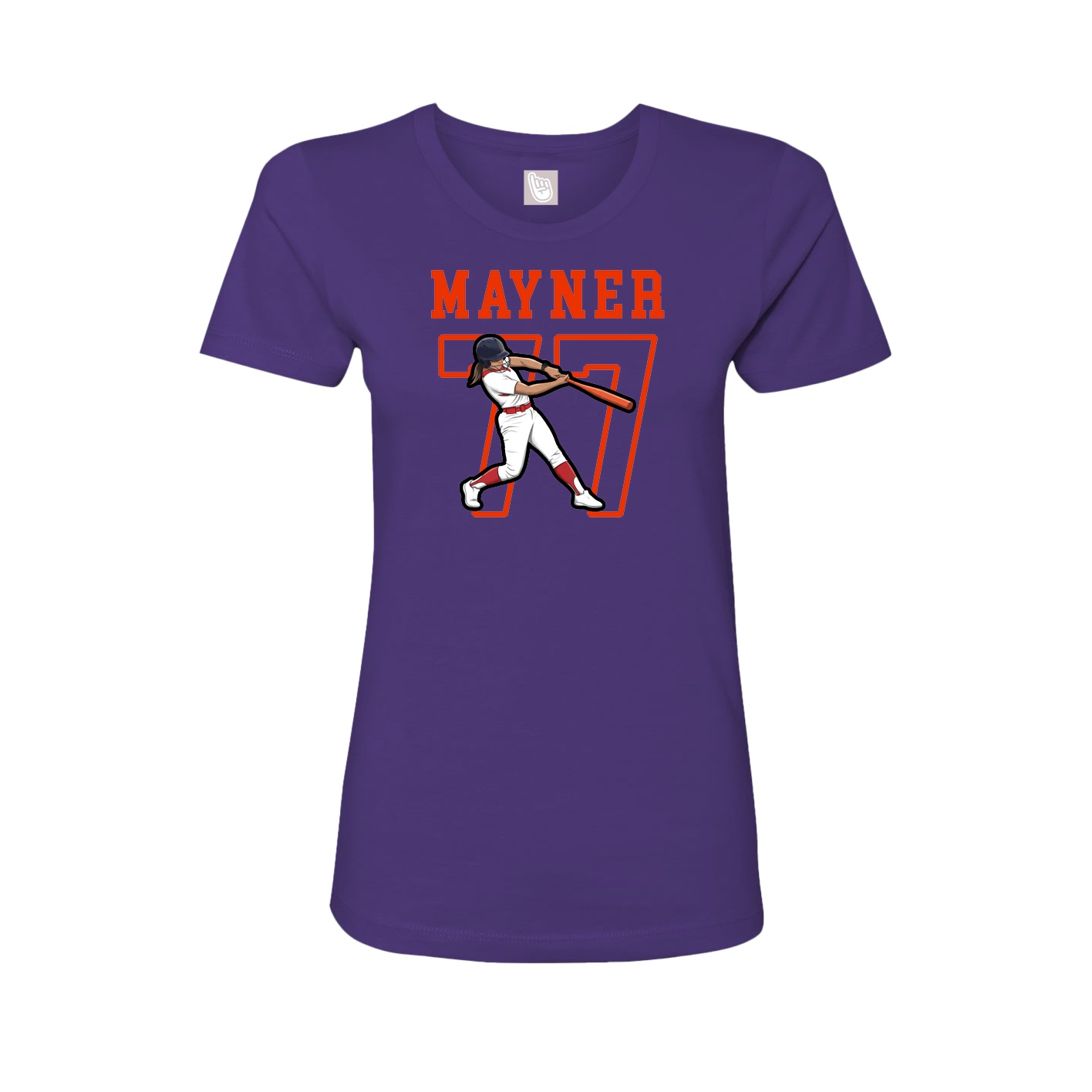 Fitted Women's Tee — Shirsey in Purple