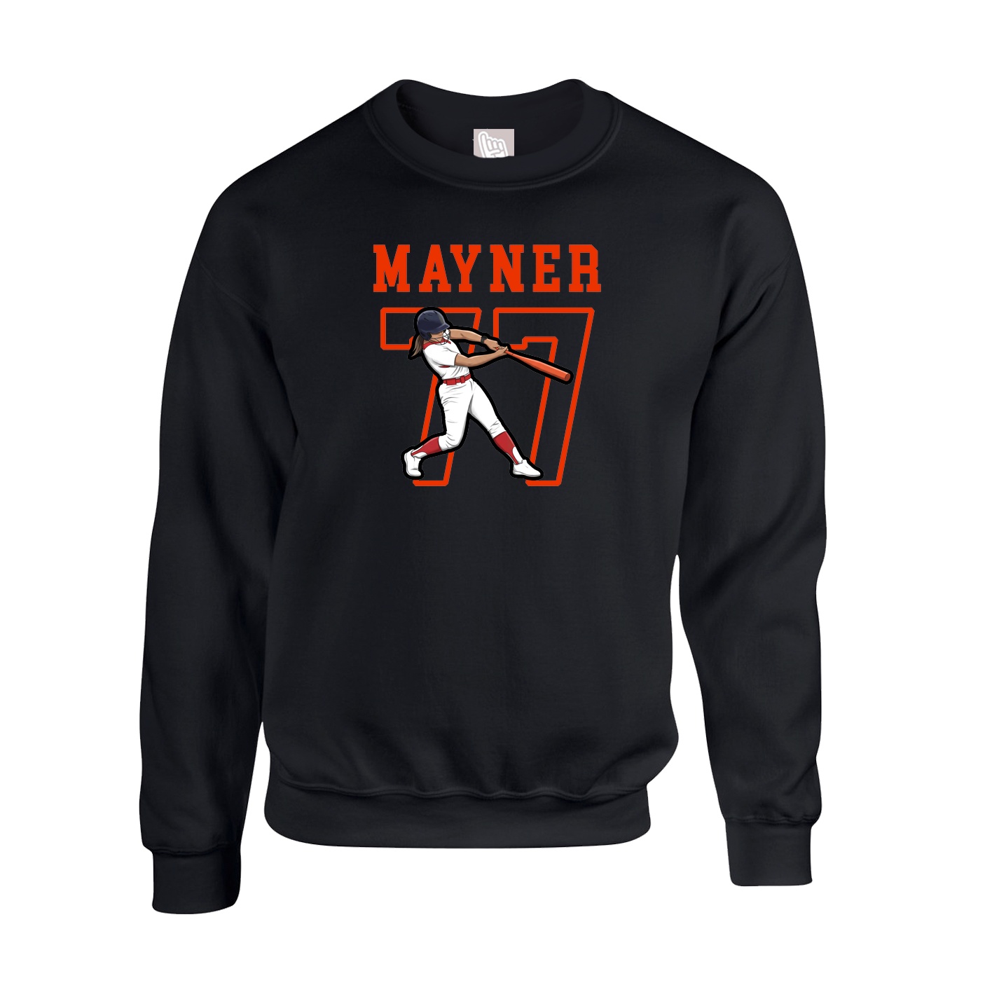 Fleece Crew — Shirsey in Black