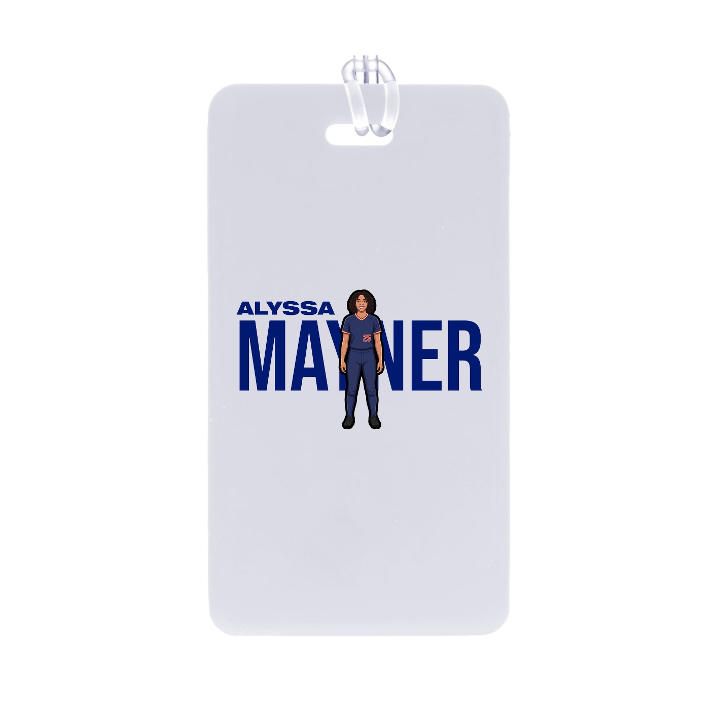 Bag Tag — Player Name in Classic