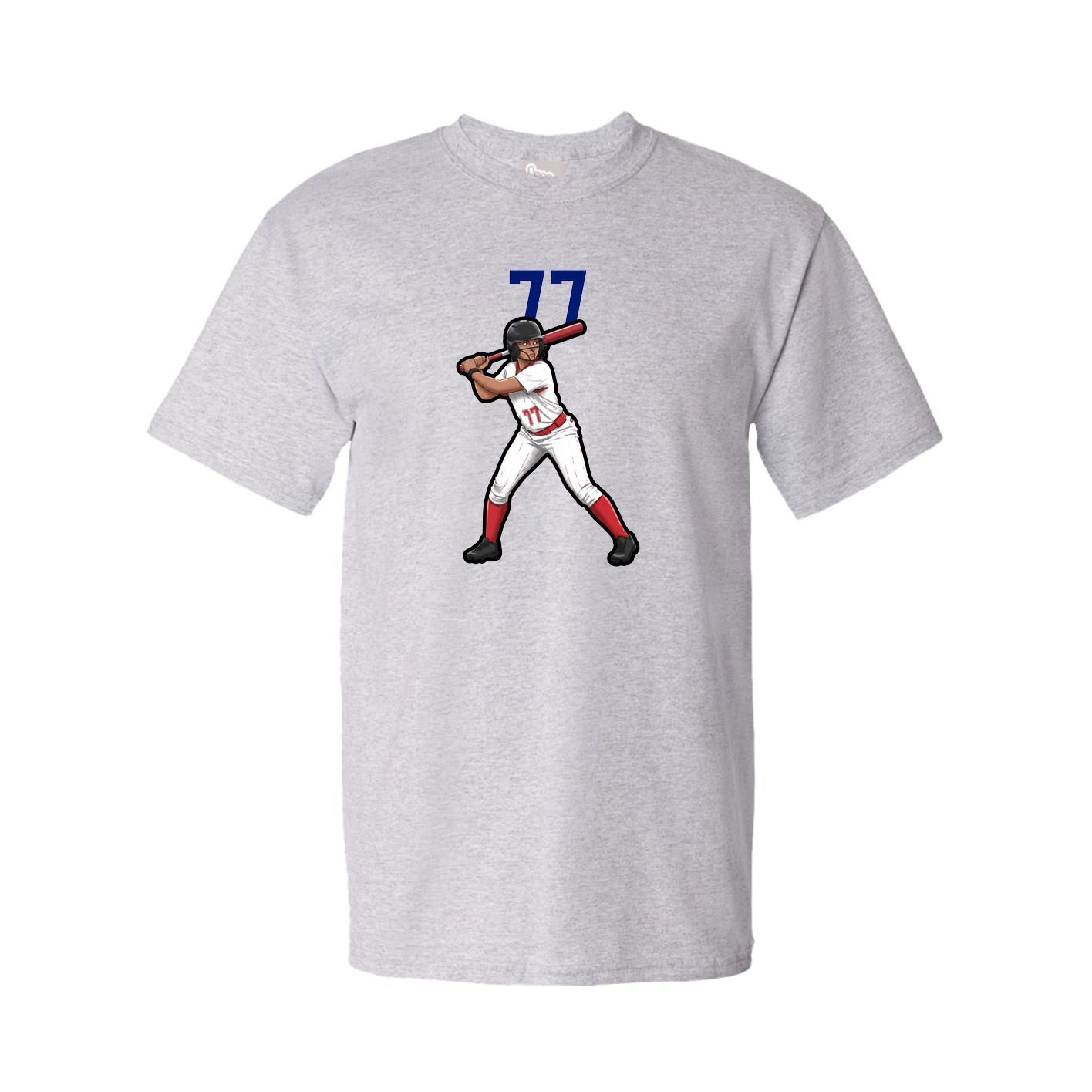 Tee — Number Top in Grey