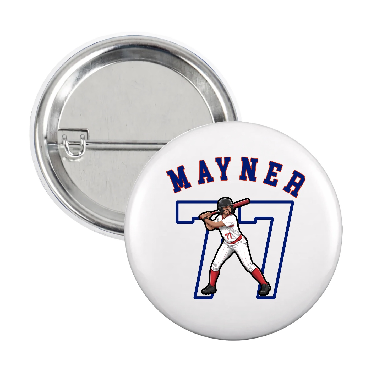 Game Day Button — Shirsey Arch in White