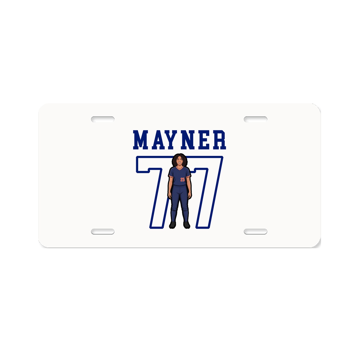 License Plate — Shirsey in Classic