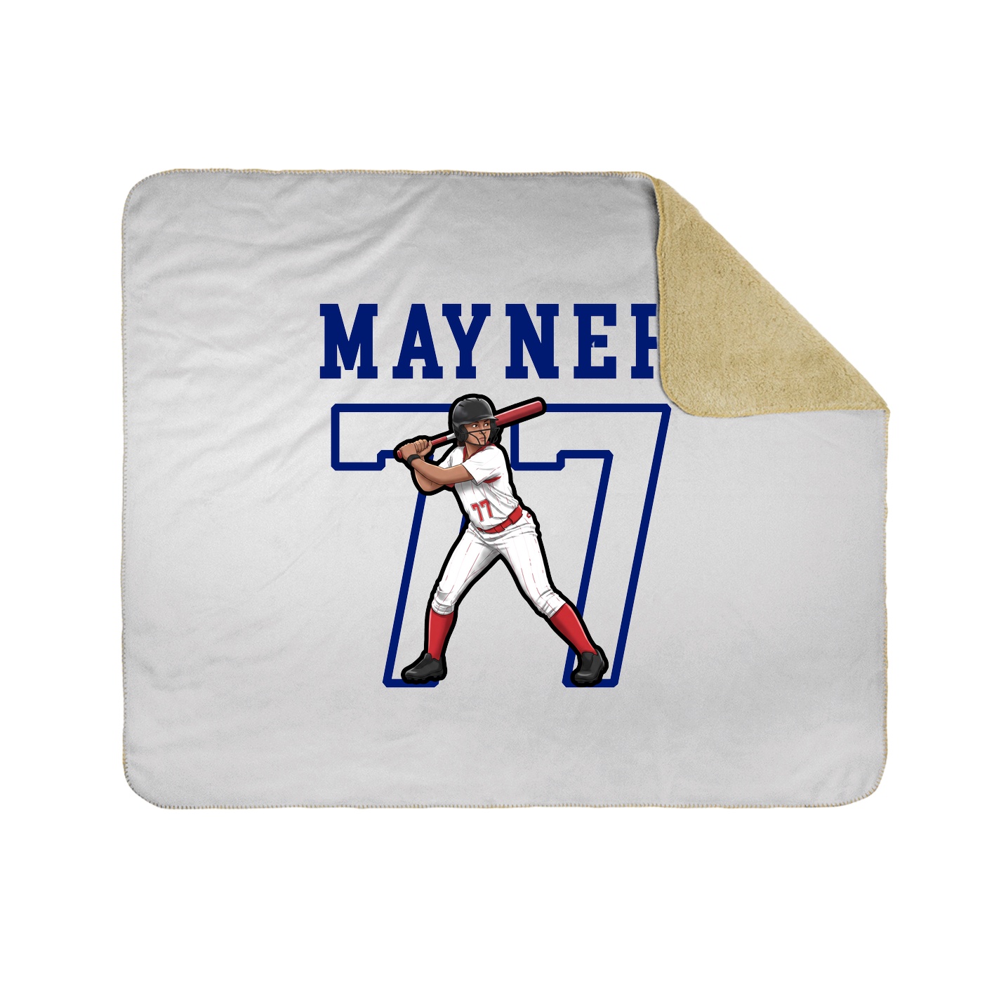 Throw Blanket — Shirsey in White