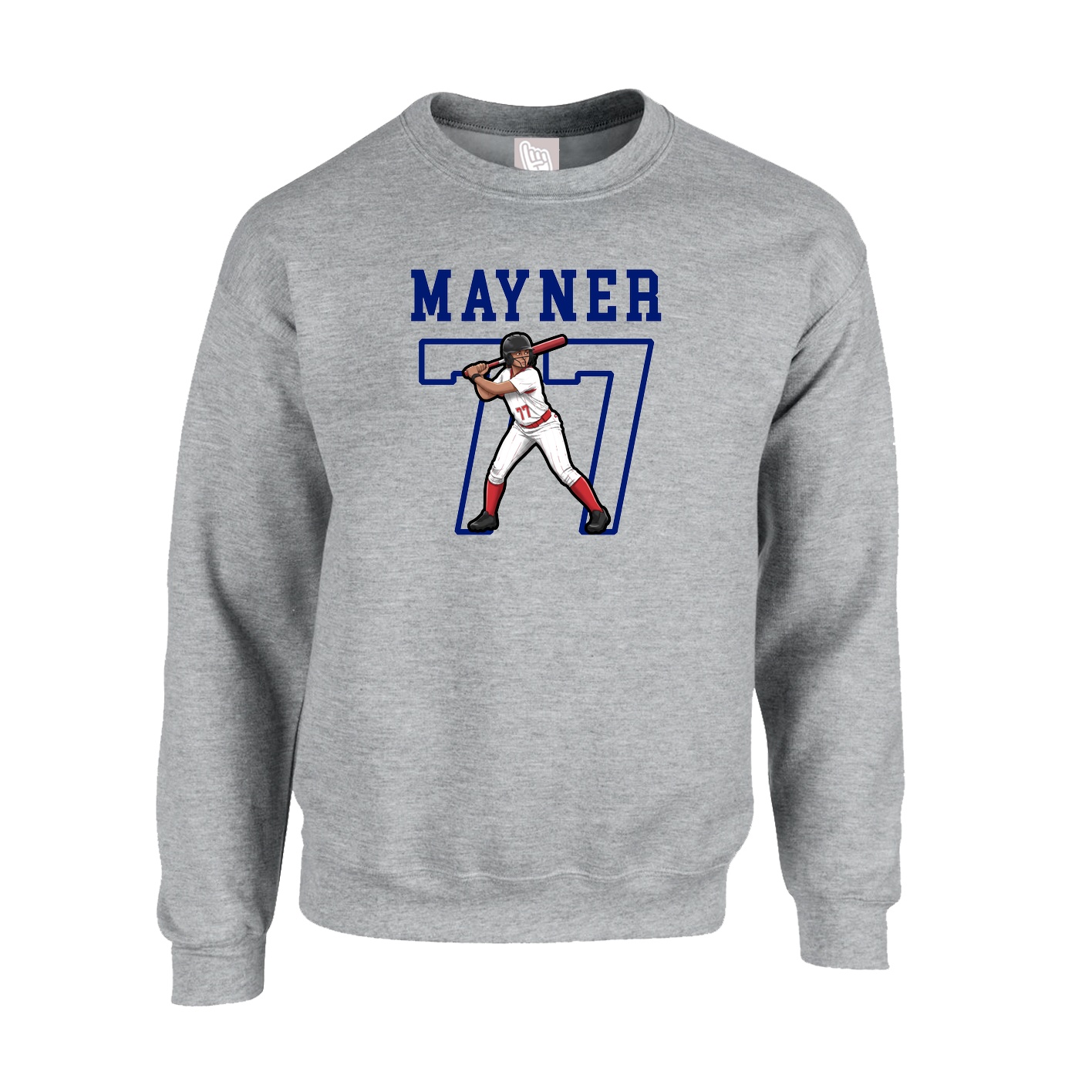 Fleece Crew — Shirsey in Grey