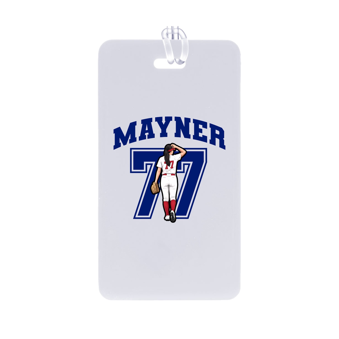 Bag Tag — Number in Classic