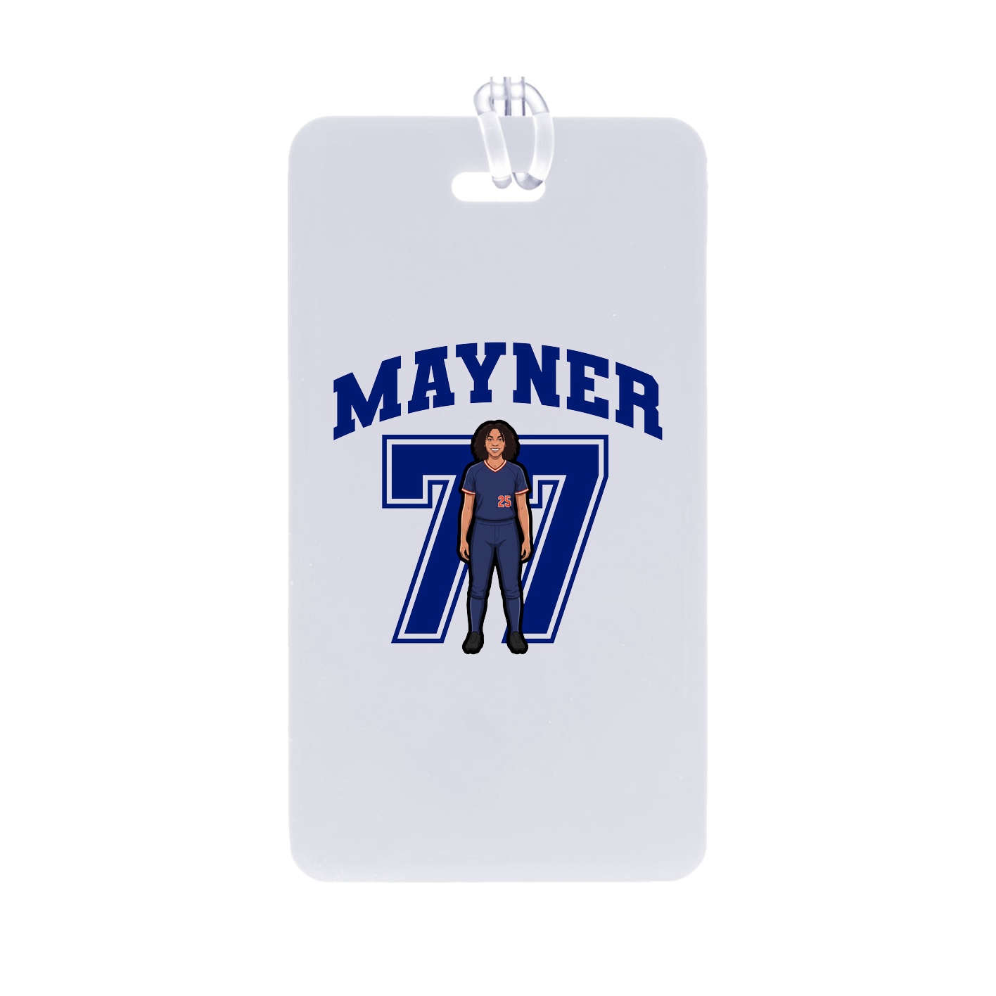 Bag Tag — Number in Classic
