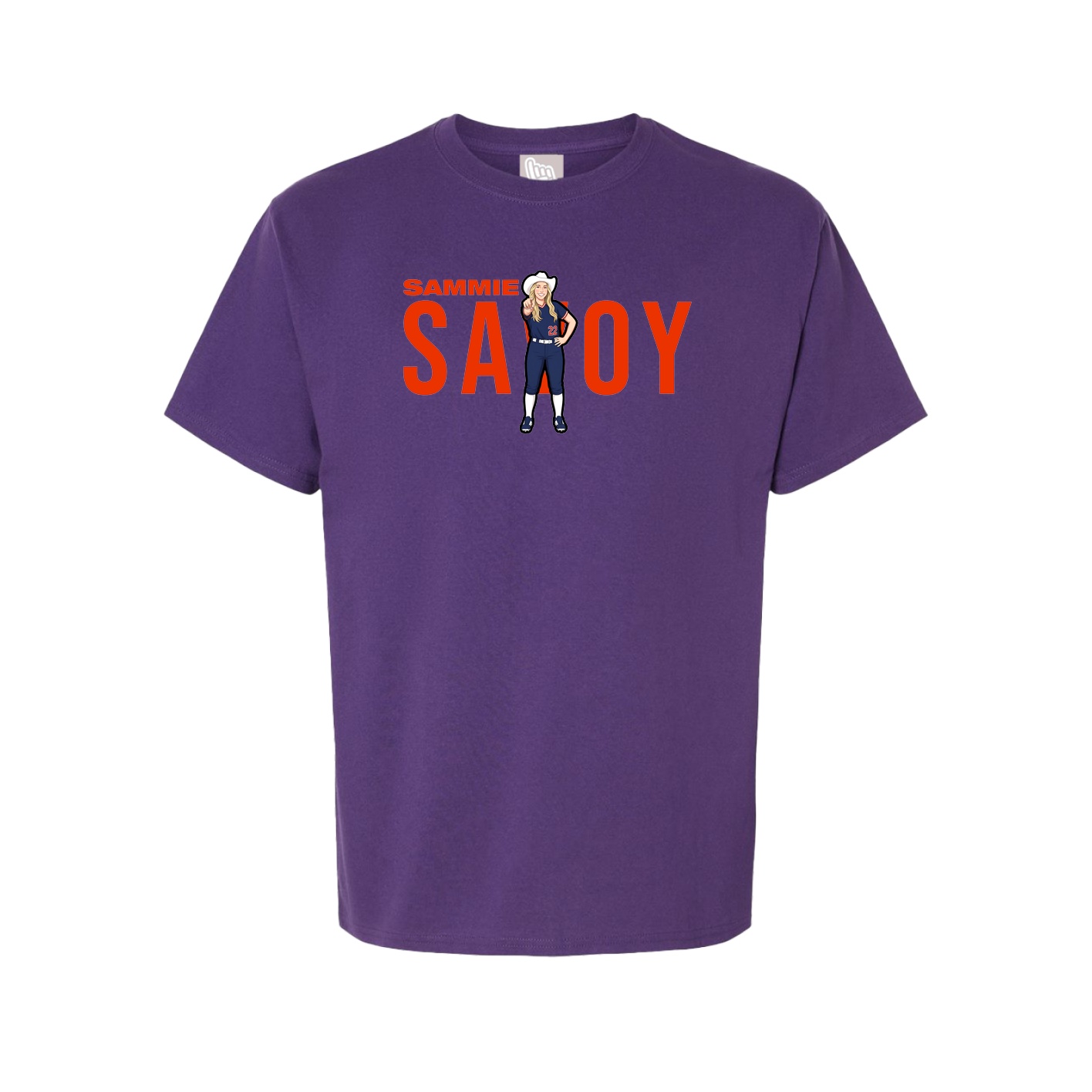 Tee — Player Name in Purple