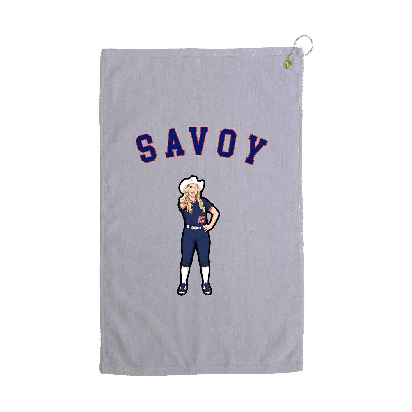 Golf Towel — Shirsey Arch in Grey