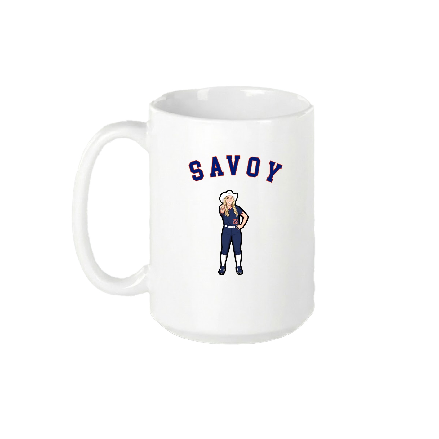 15oz Coffee Mug — Shirsey Arch in White