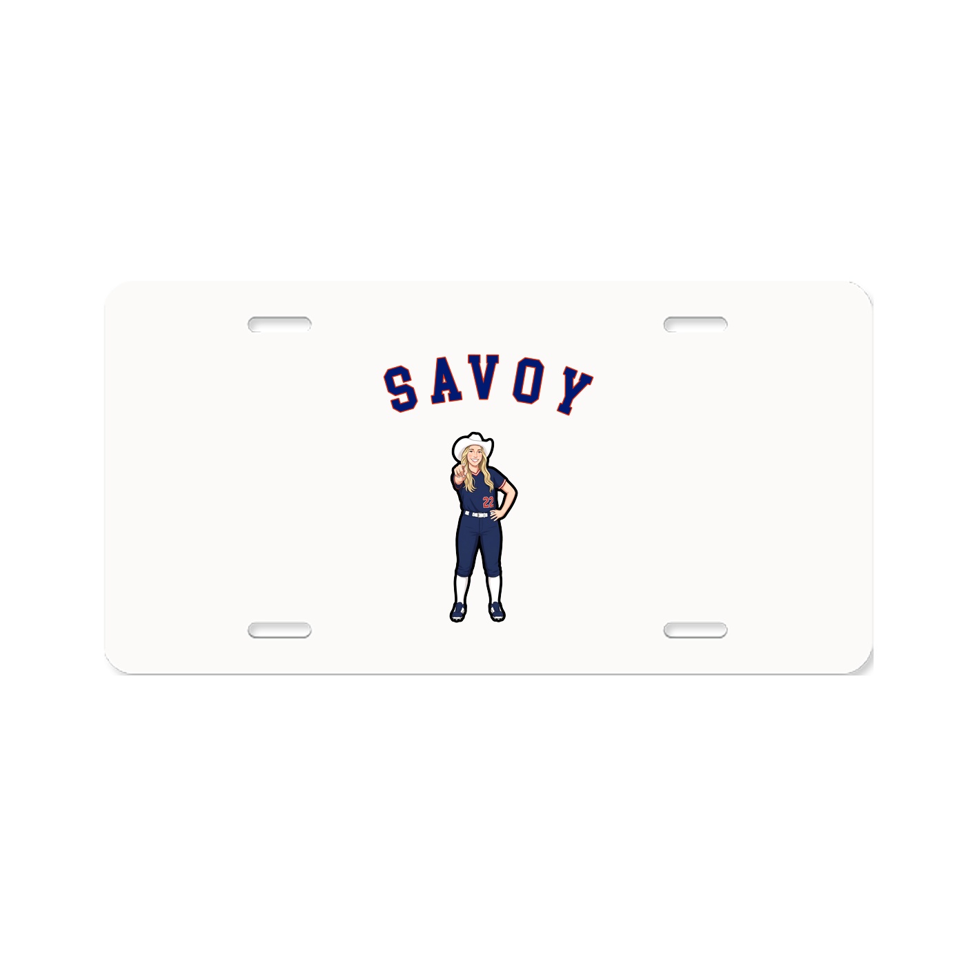 License Plate — Shirsey Arch in Classic