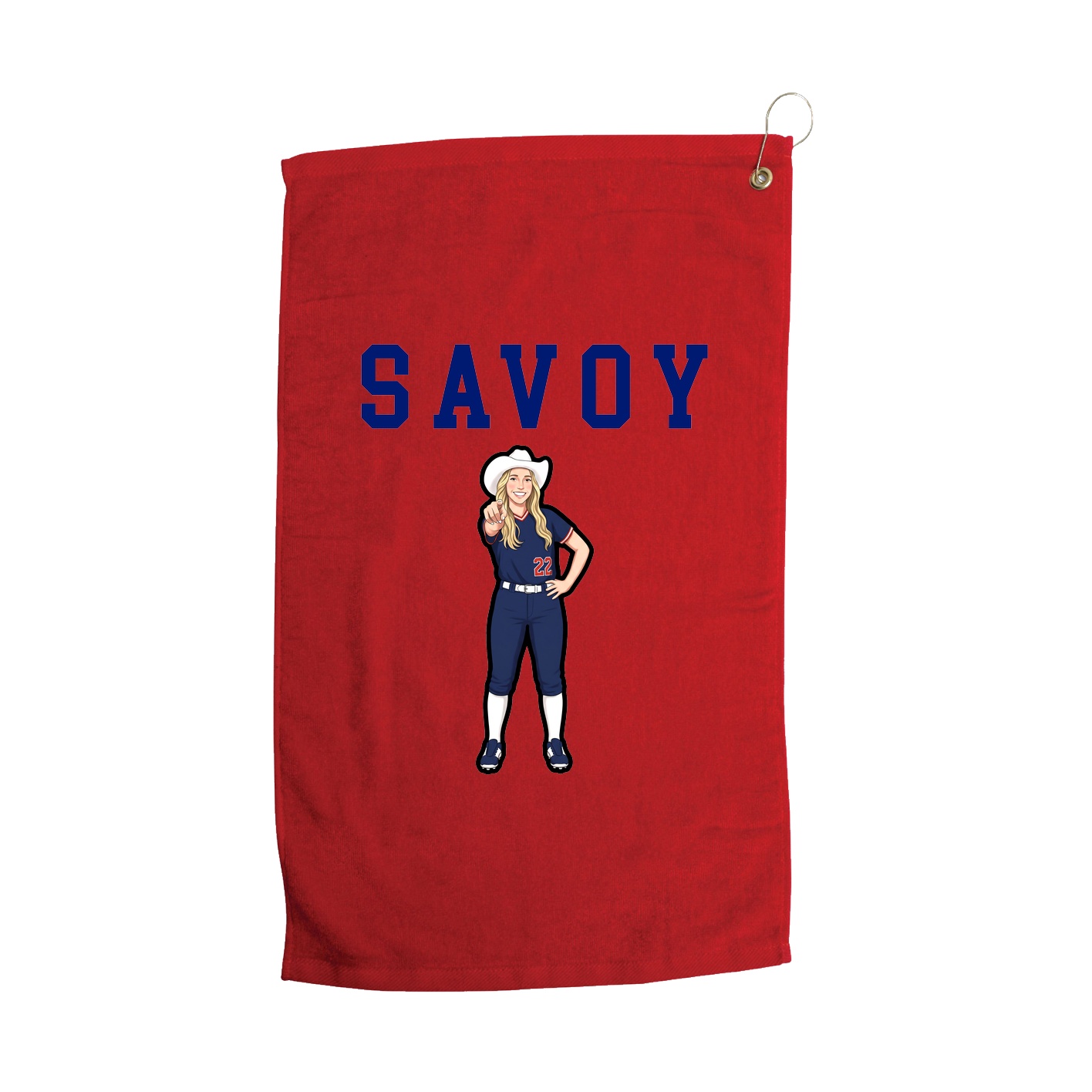 Golf Towel — Shirsey in Red