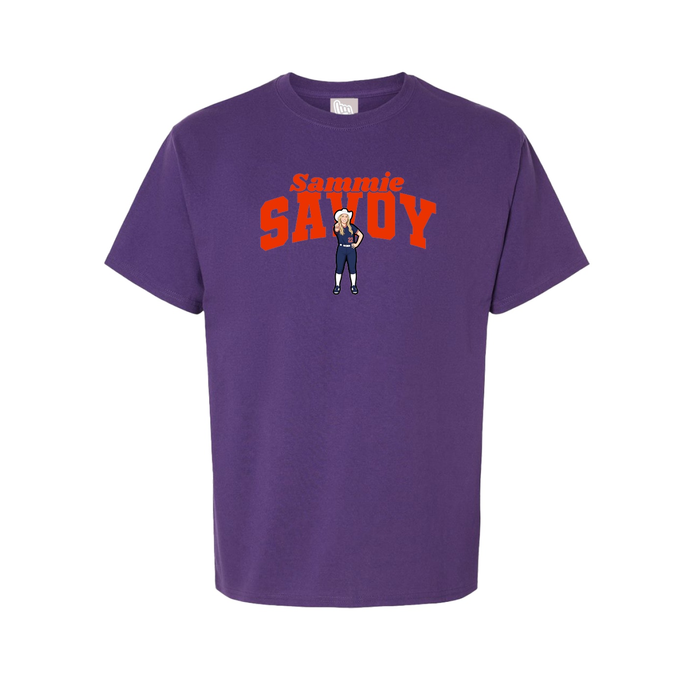 Tee — Signature Arch in Purple