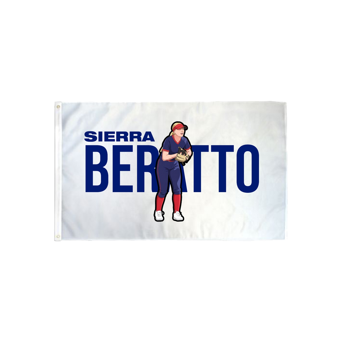 3x5 Flag — Player Name in Classic