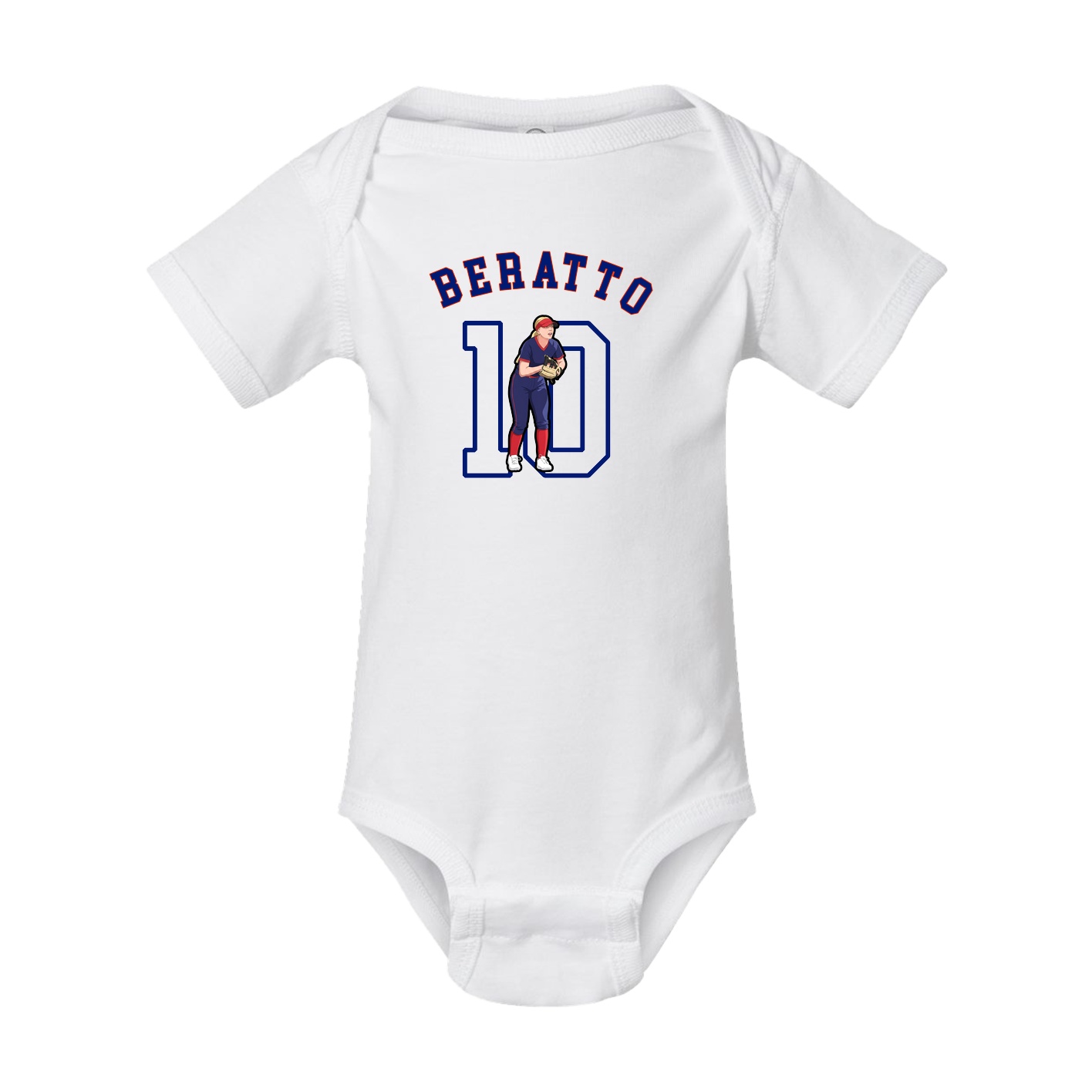 Baby Onesie — Shirsey Arch in White