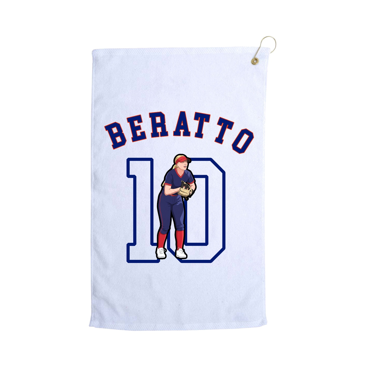 Golf Towel — Shirsey Arch in White