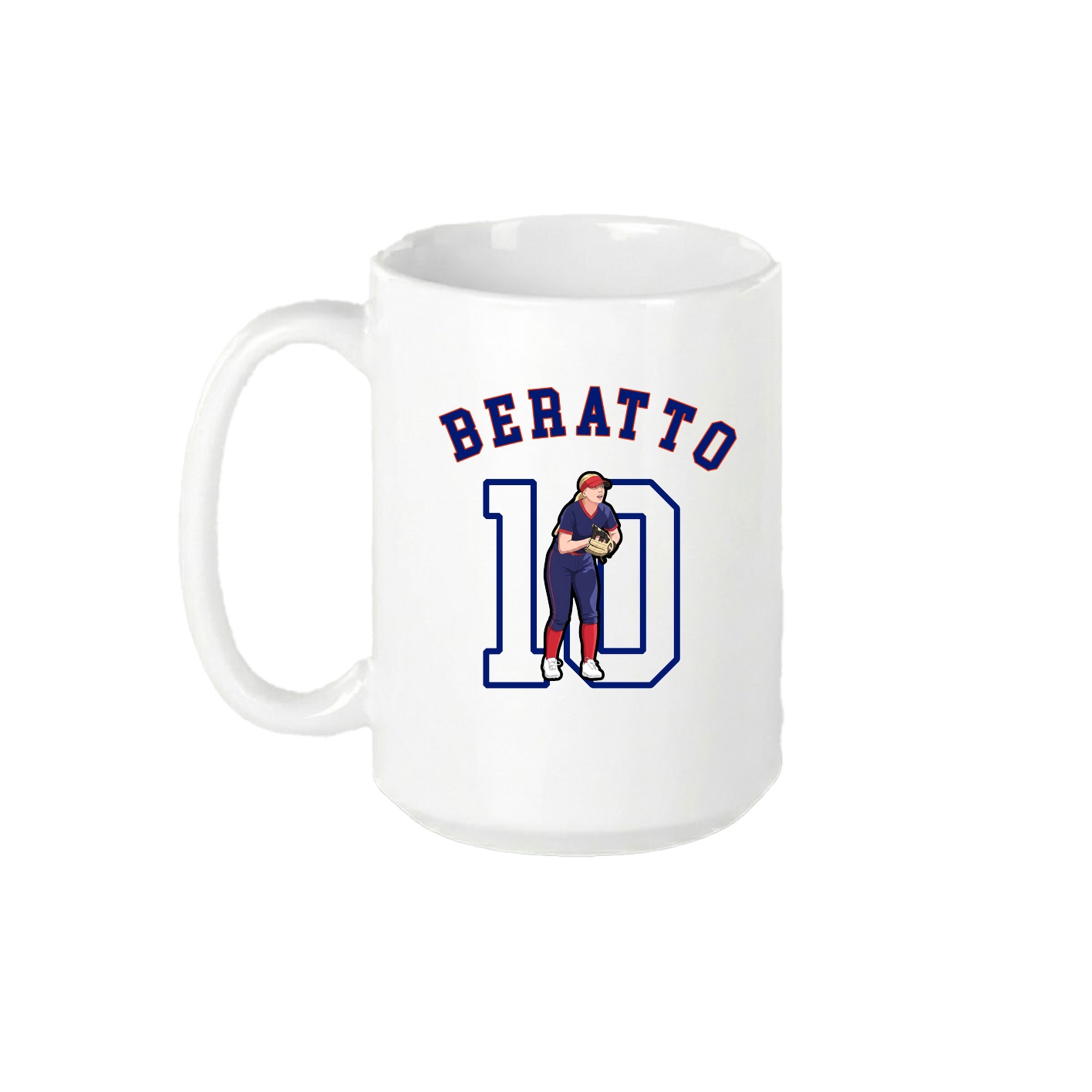 15oz Coffee Mug — Shirsey Arch in White