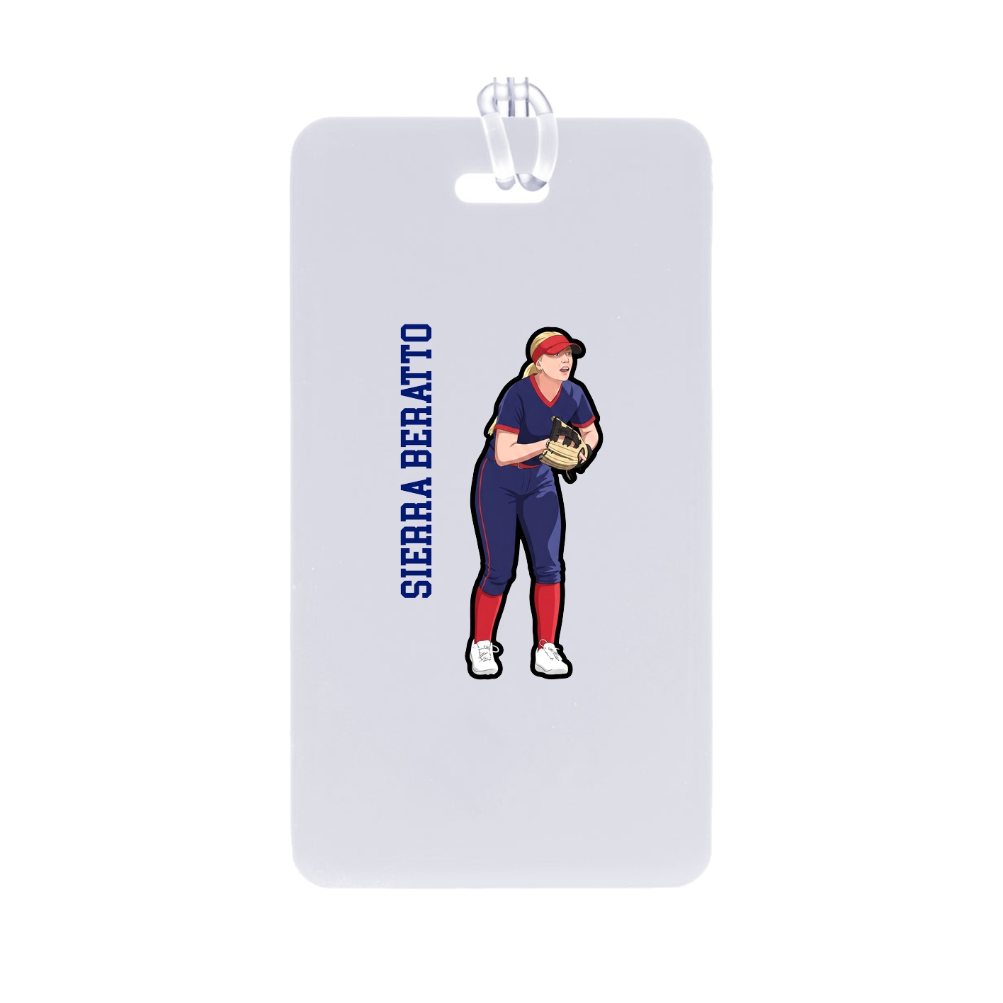 Bag Tag — Name Vertical in Classic