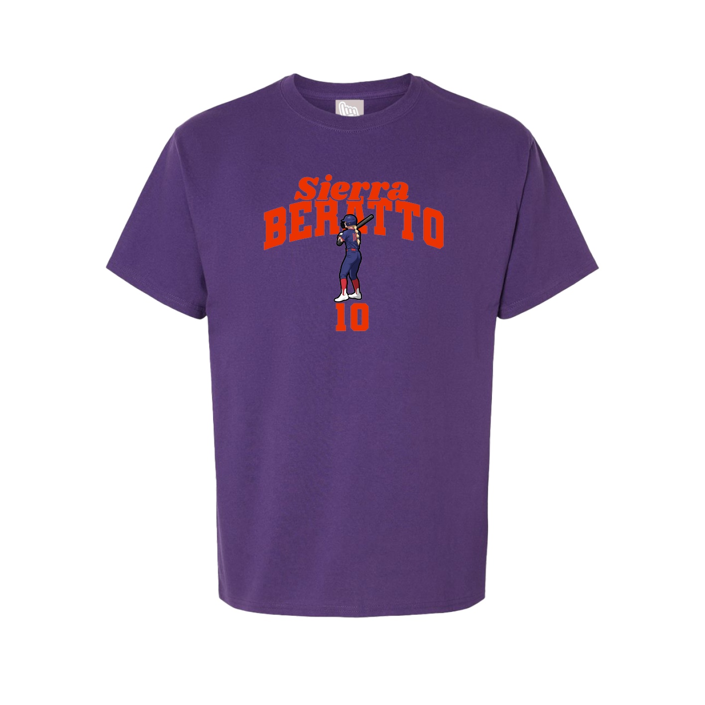 Youth Tee — Signature Arch in Purple