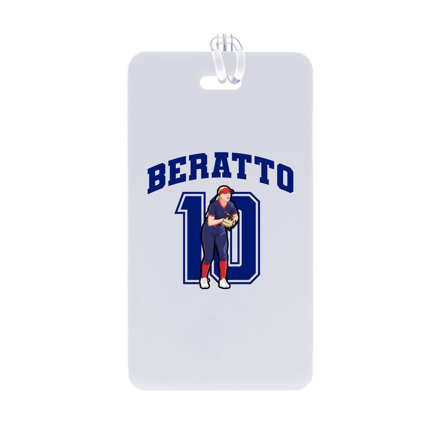 Bag Tag — Number in Classic